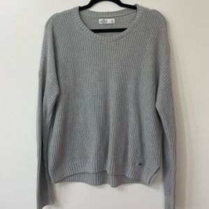 Hollister Pullover Gray Sweater S